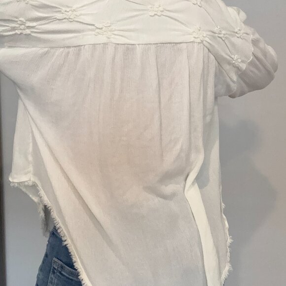 Free People Olivia Smocked Top - Size XS just 1 use - Picture 4 of 12